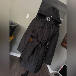 NOVELTI Black Trench Coat NEW